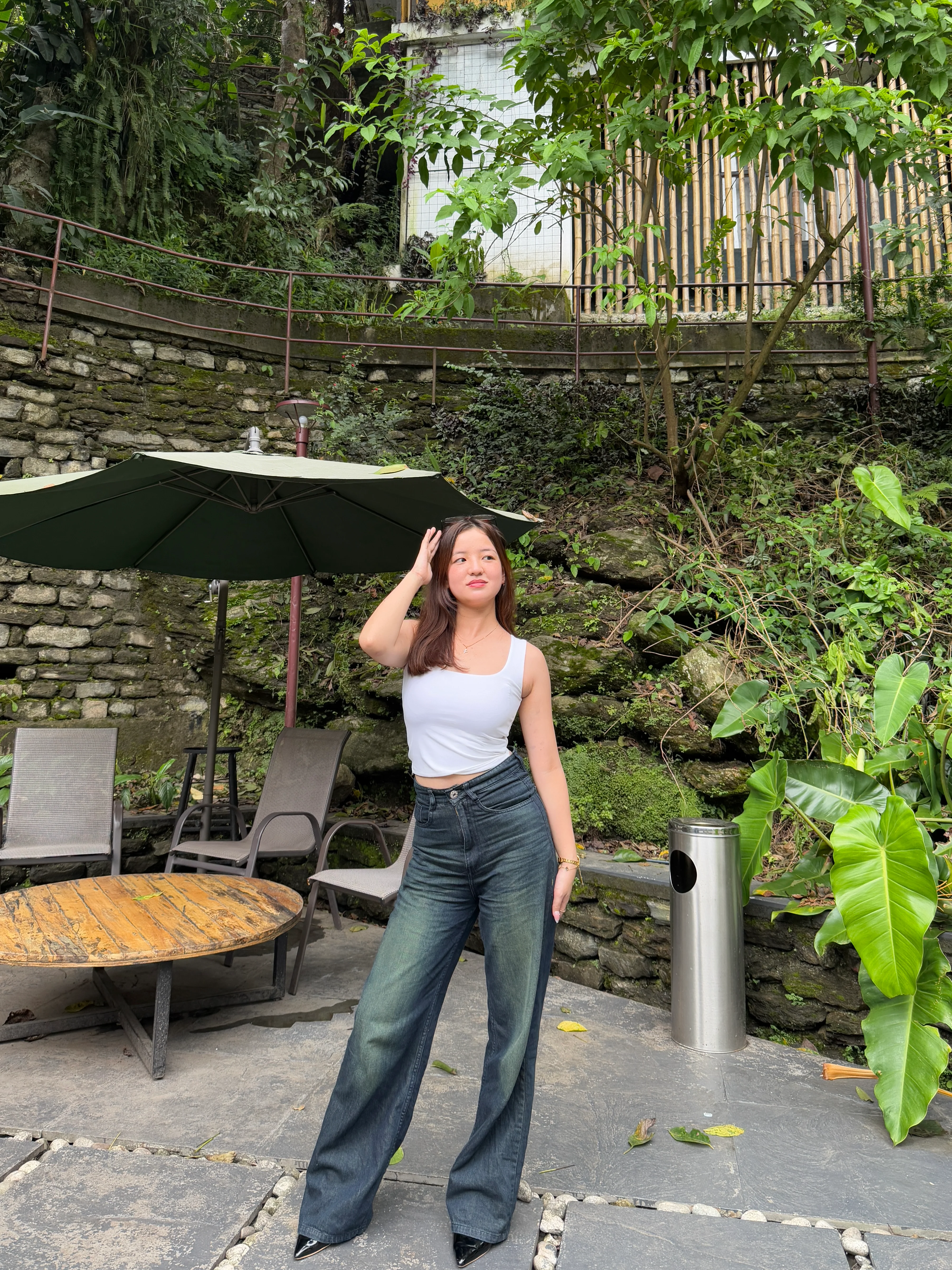Forest Vintage Wide leg Denim - Image 5