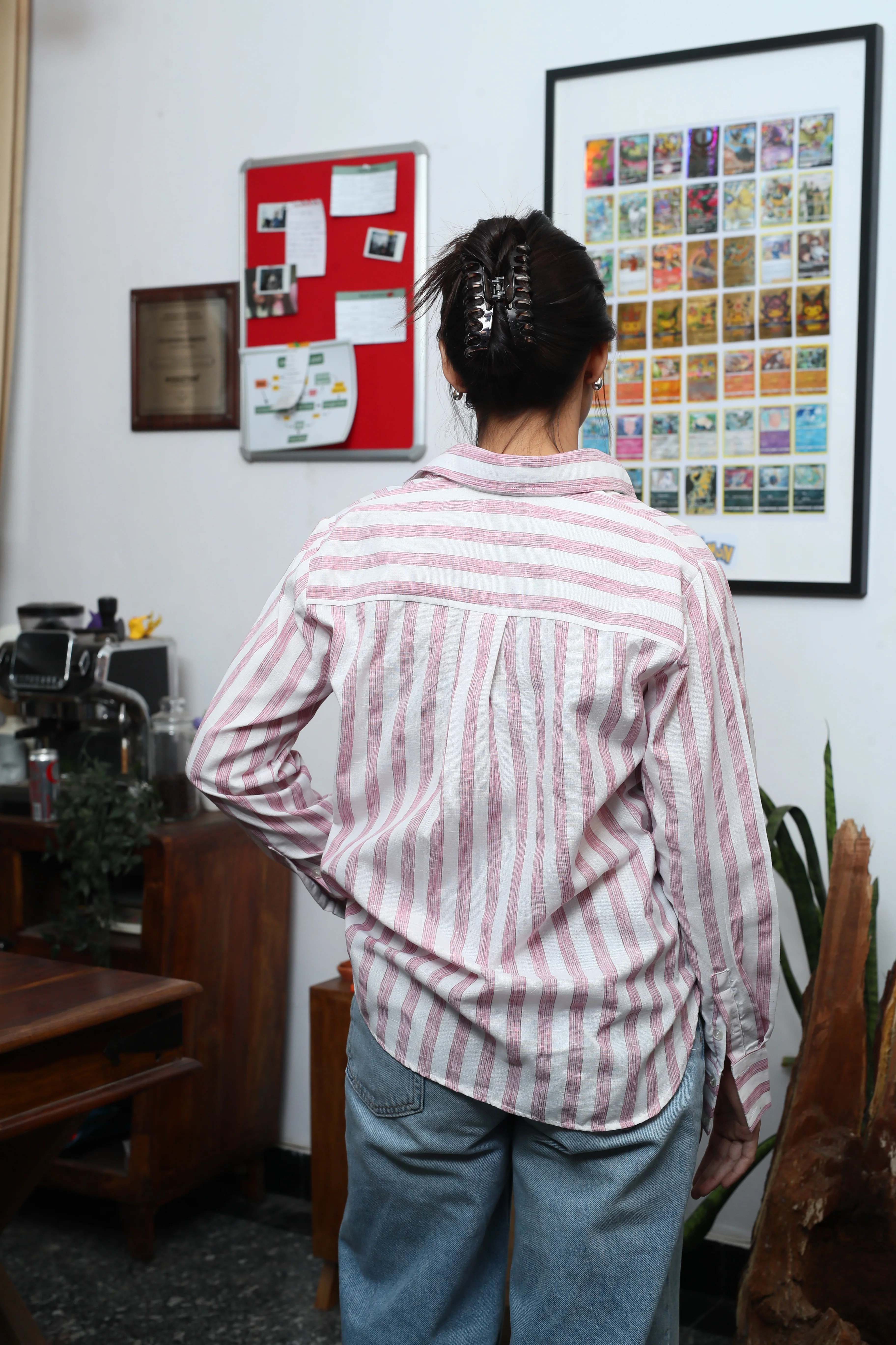 Holiday Pink Striped Shirt - Image 3