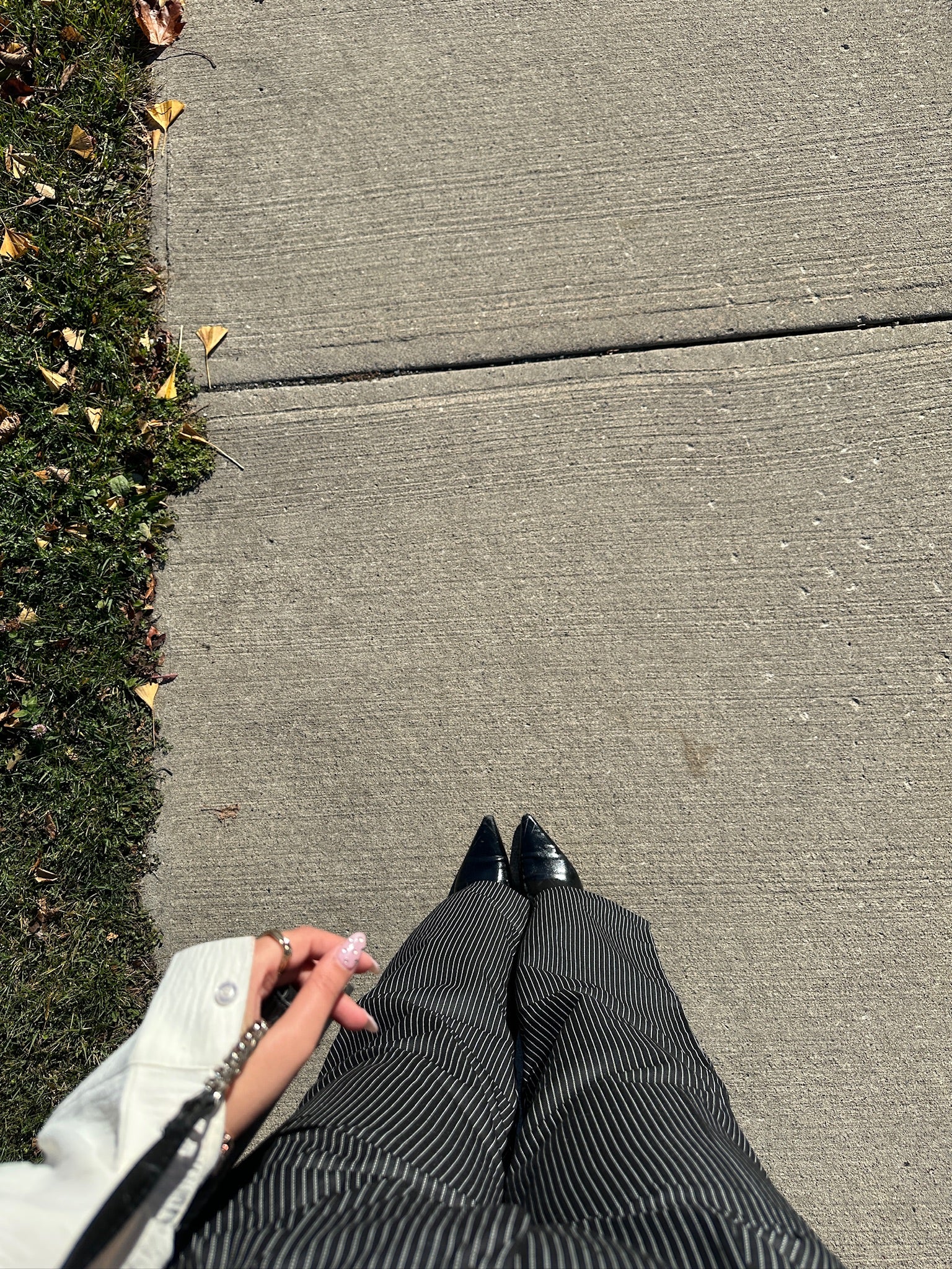 Pinstriped Trousers - Image 2