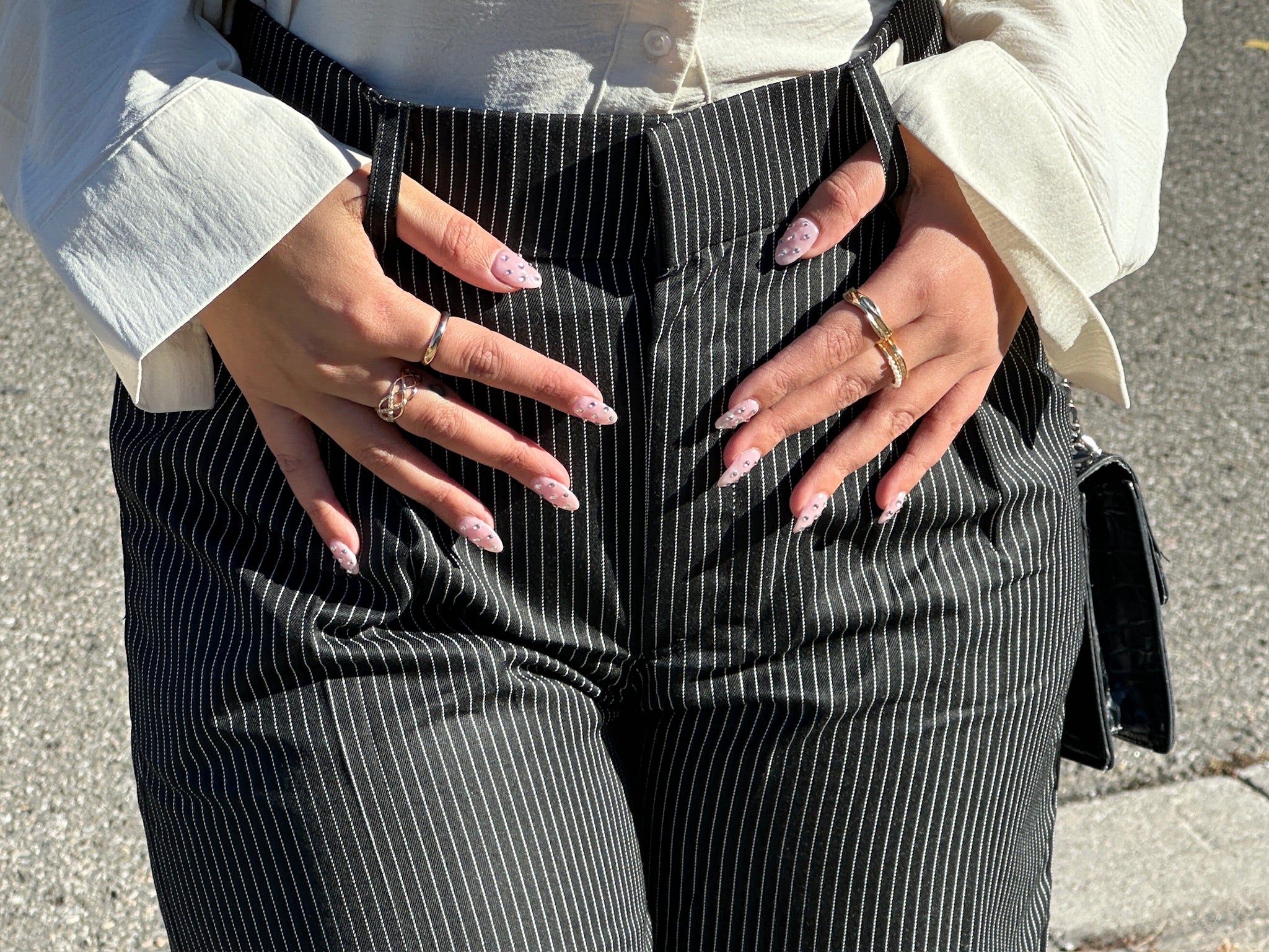 Pinstriped Trousers - Image 5