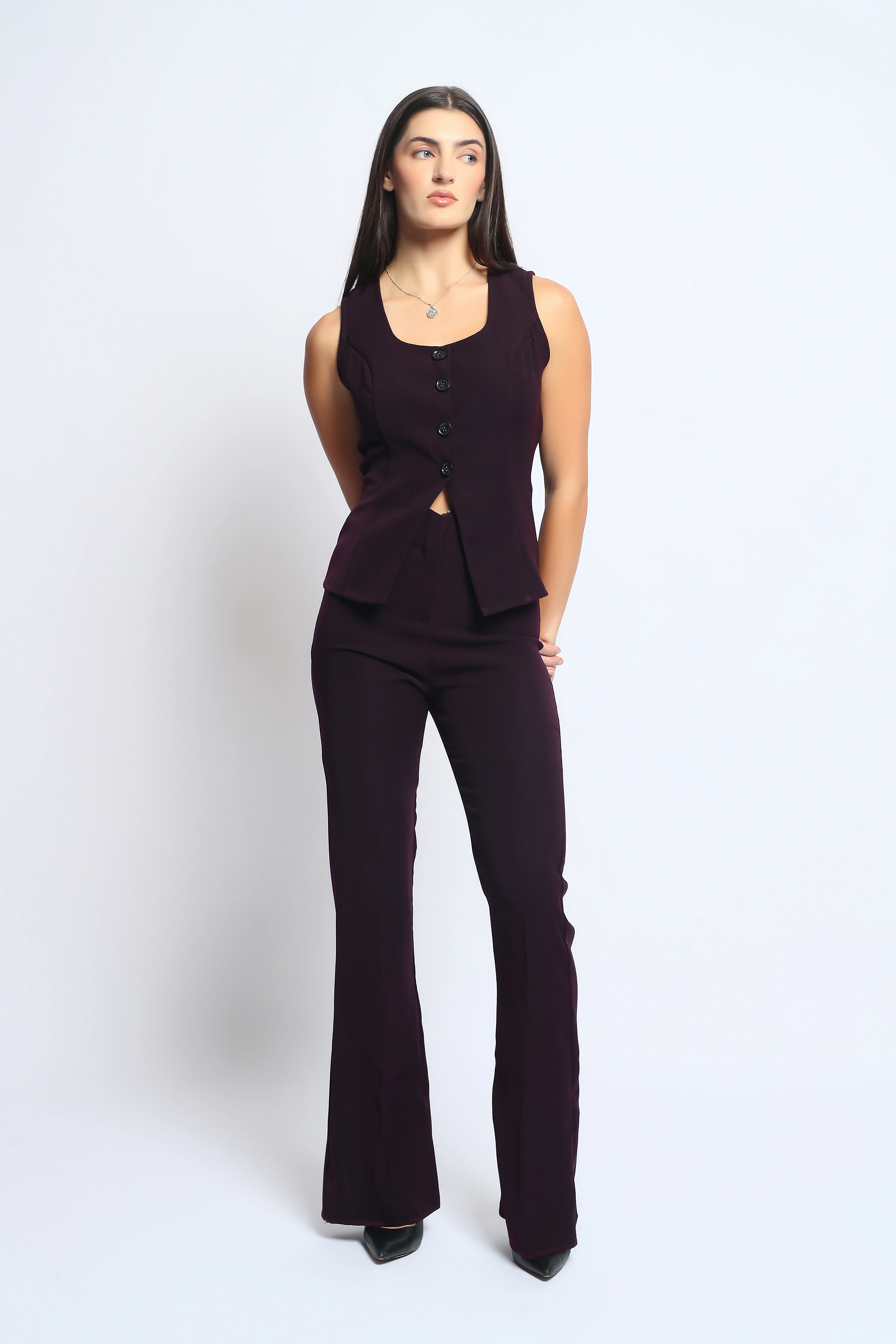 Premium Sculpted Flared Pants - Image 21