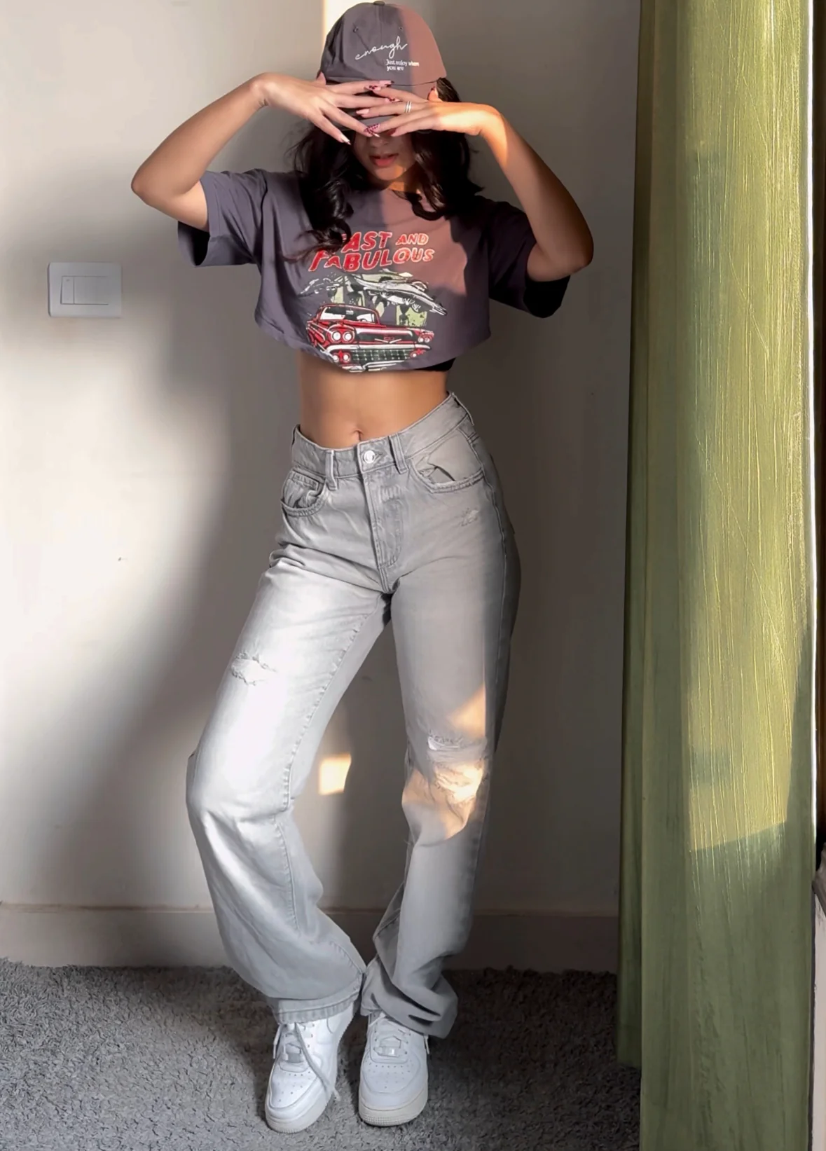 Smokey Distressed Straight Jeans - Image 4